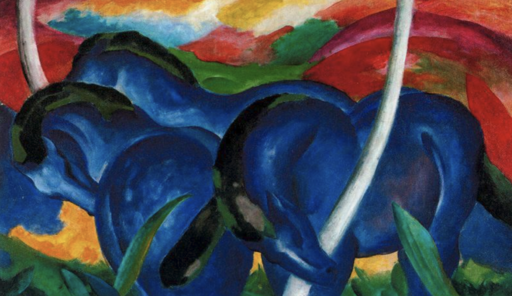 The Large Blue Horses